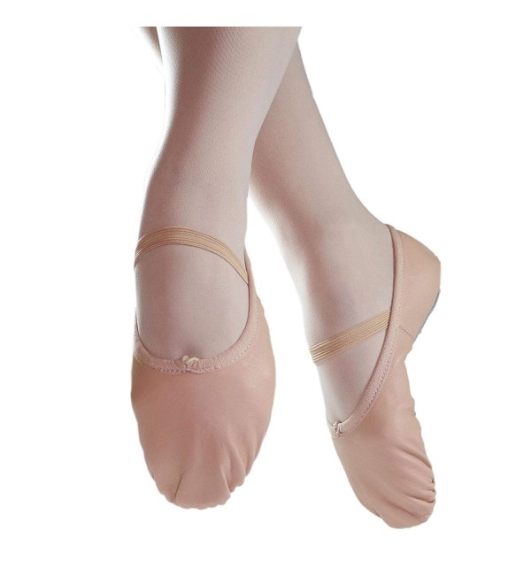 Danzcue Adult Leather Ballet Slipper