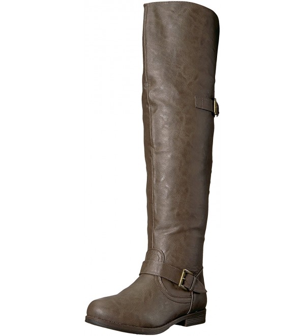 Women's Sugar Over The Knee Boot - Taupe - C5124WQ8SYJ