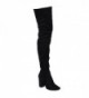 Womens Thigh Boots Stretchy Chunky