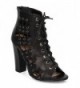 Liliana Women Leatherette Chunky Bootie