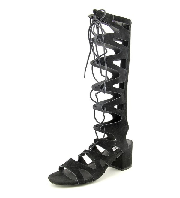 Women's Lorraine Gladiator Sandal - Black Suede - CS128ZSKY0V