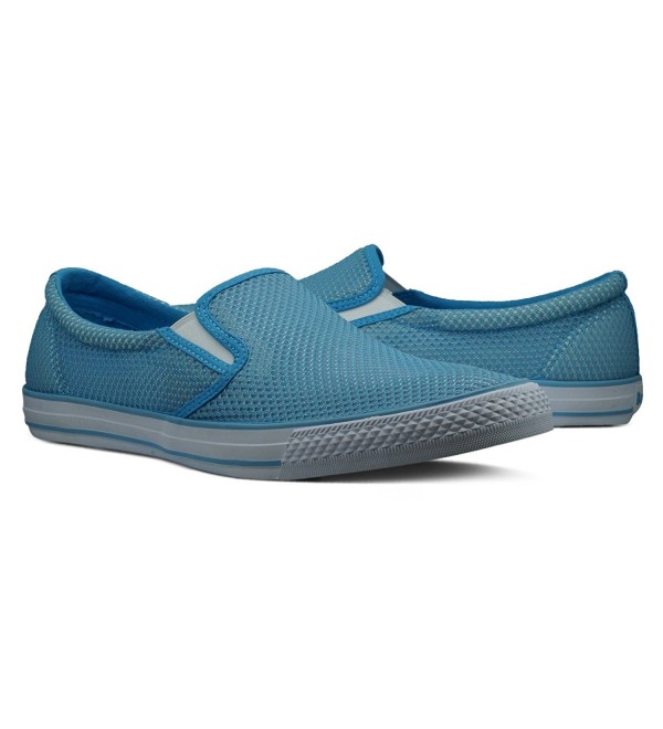 Burnetie Mens Blue Skid sneaker