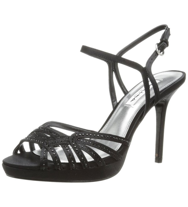 Women's Flirty-LS Dress Sandal - Black - C011KMPFNOX