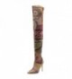 Women Suede Flora Tight Boots