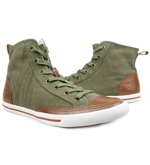 Burnetie Womens Olive Vintage sneaker