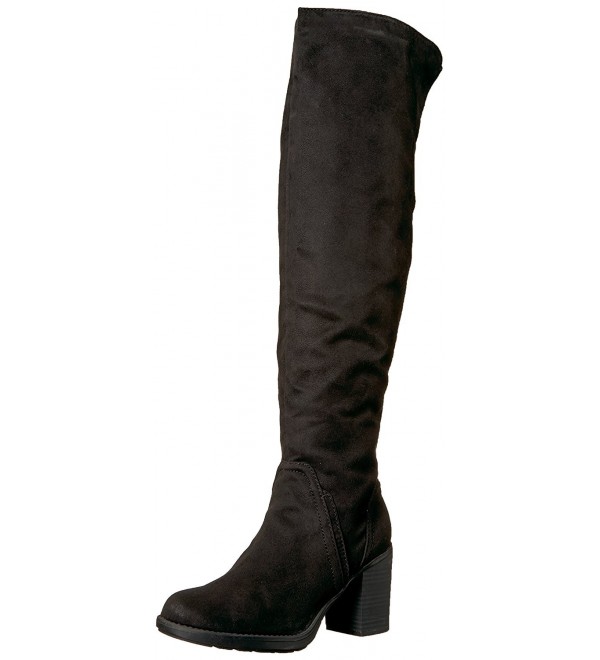 Women's Sgr-prodigy Over The Knee Boot - Black Micro - CB186TA69A4