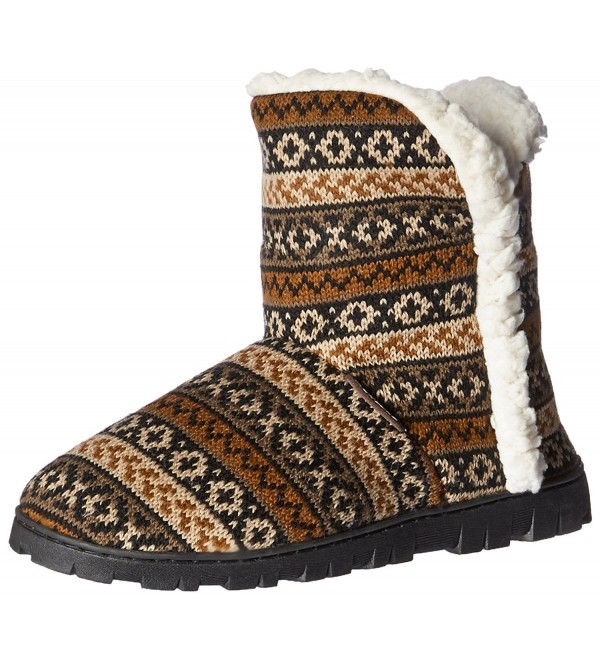 Womens Bt Chnky Fairsl Slipper Fairisle