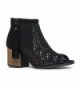 J Adams Perforated Ankle Bootie