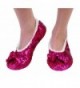 snoozies Brilliance Ballerina Slippers Raspberry