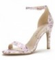 Allegra Womens Floral Stiletto Sandals