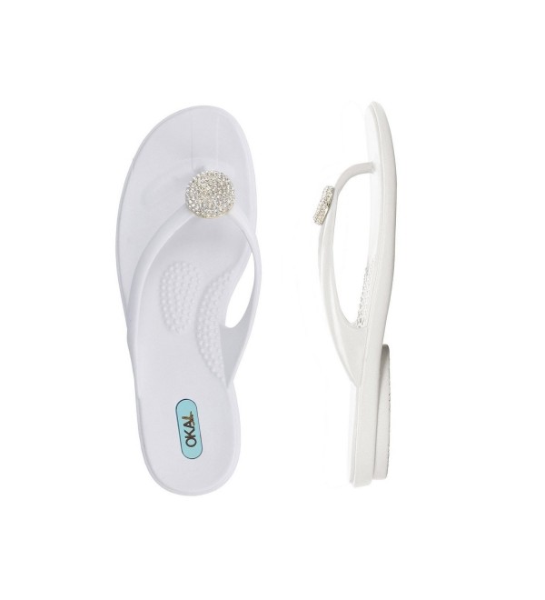 Oka B Lucky Pearl Womens Flip Flop