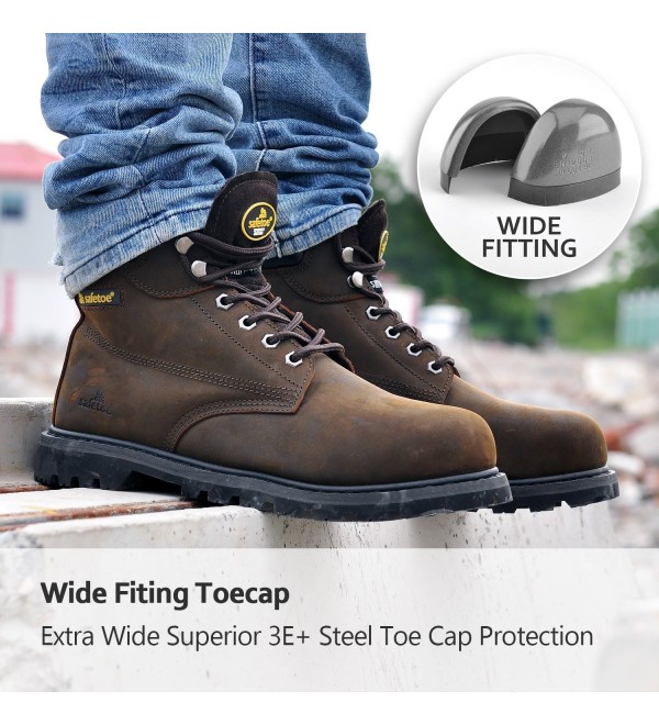 women's wide work boots