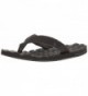 Volcom Recliner Leather Sandal Black