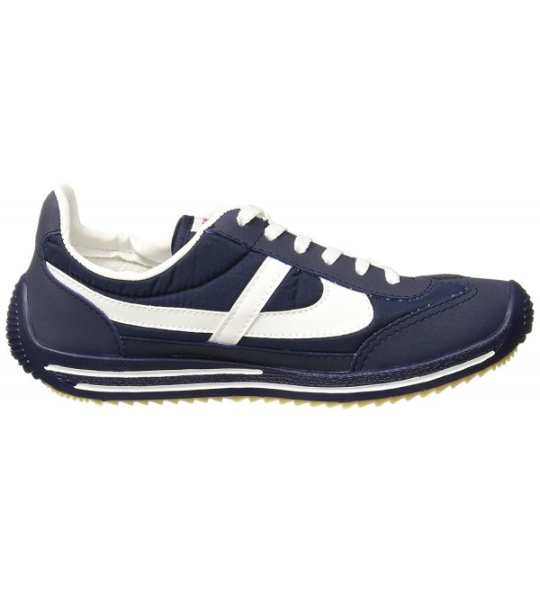 navy leather tennis shoes