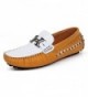 ylw3631jinhuang43 SUNROLAN Special Leather Moccasins