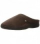 ISOTONER Microsuede Hoodback Slippers Chocolate