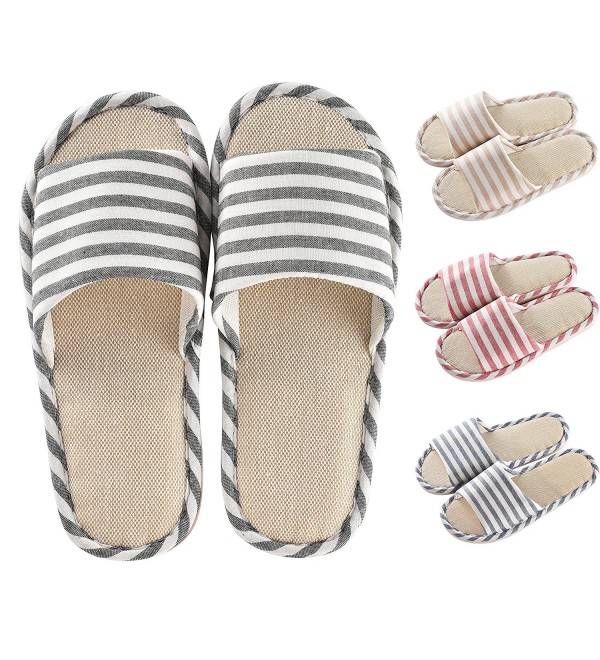 open toe house slippers