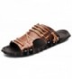 Odema Leather Sandals Fisherman Slippers