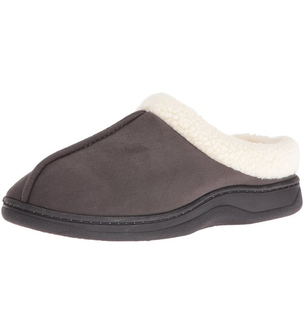 Dearfoams Suede Slipper Pavement Medium