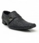 Santcro Crocodile Loafers Elastic Fashion