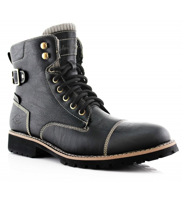 mens casual combat boots