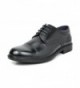 Bruno Downing 01 Black Leather Oxfords