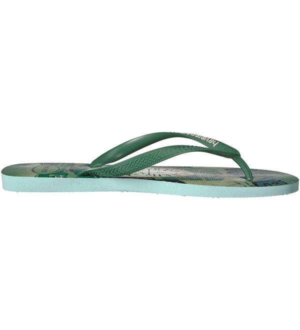 Men's Popeye Sandal Flip Flop - Mentha Green - C012MZIC2TS