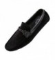 Amali Embossed Velvet Driving Moccasin