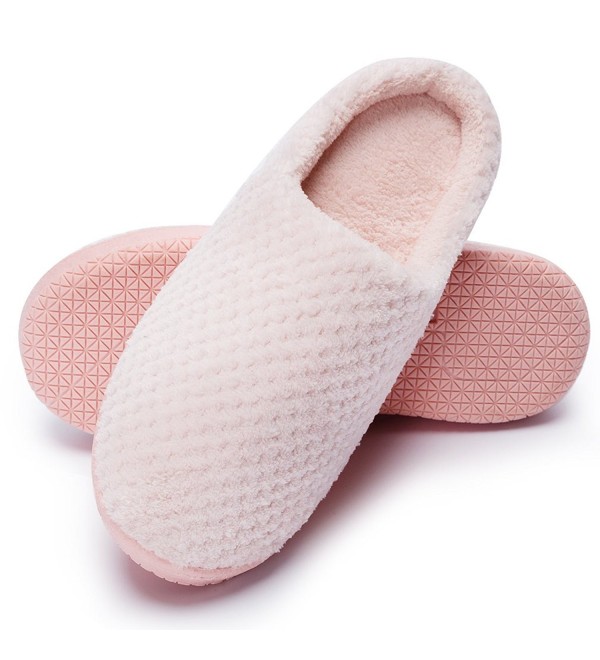 Gridding Fleece Slippers Womens Outdoor