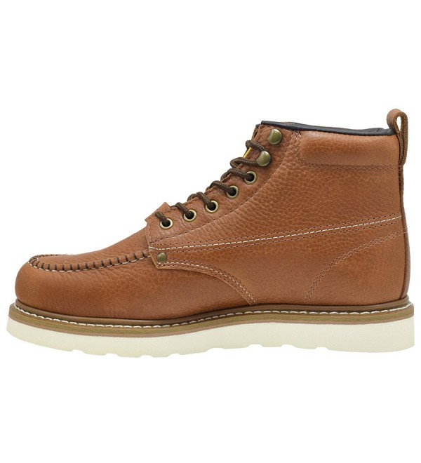 wedge steel toe work boots