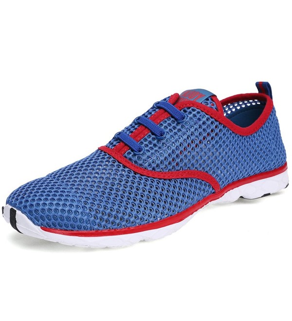 Men's Aqua Water Shoes Lightweight Quick Drying Mesh Beach Shoes ...