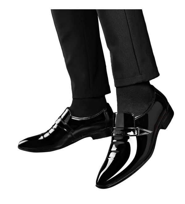 black loafers with tuxedo