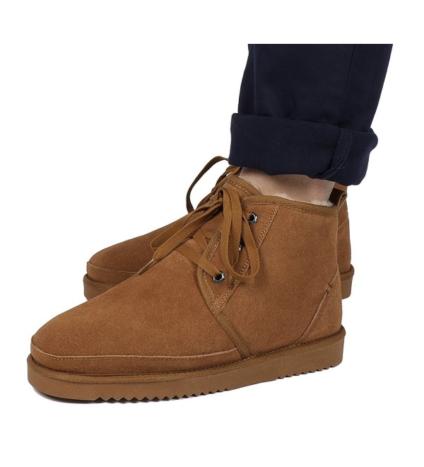 DREAM PAIRS Wolly 01 Chesnut Sheepskin