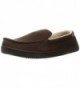 Isotoner Microsuede Moccasin Slippers Chocolate