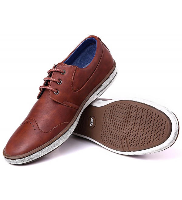 mens cognac casual shoes