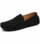 PPXID Leather Loafers Casual Shoes Black