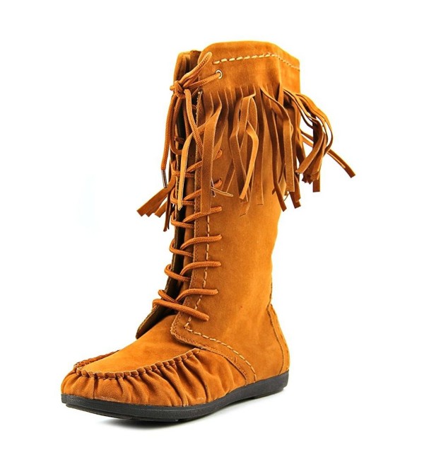 Rampage Womens Cadencia Fringe Cognac