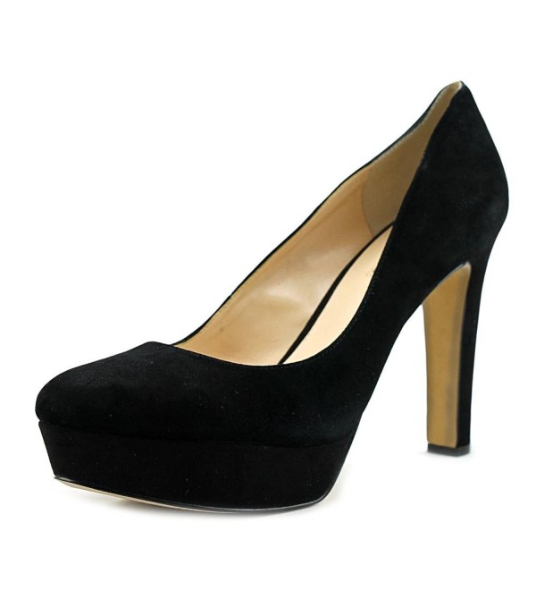 Womens Anton Suede Closed Toe Classic Pumps - Black - CG12NG6BKL9