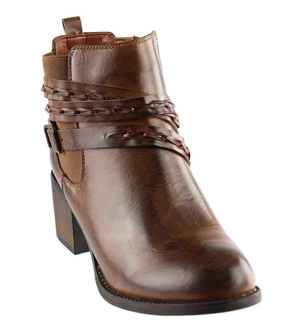 Corkys Womens Leather Ankle Booties