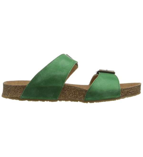 Women's Tr Andrea2 Emerald Flat Sandal - Green - CW12445X7CB