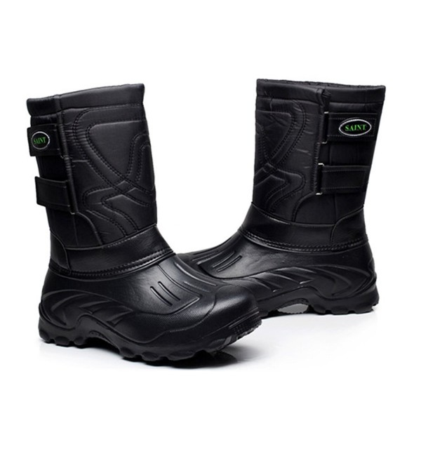 mens fur lined waterproof snow boots