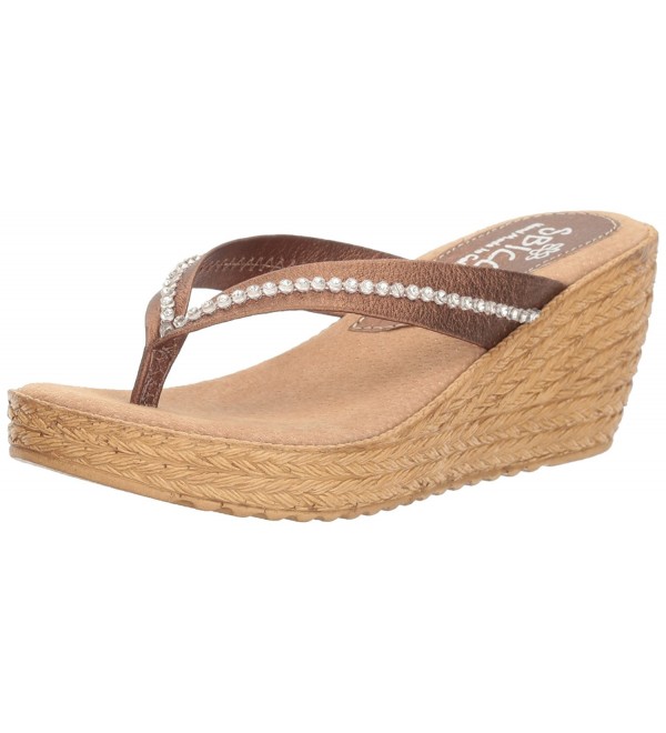 Sbicca Womens Zippa Sandal Bronze