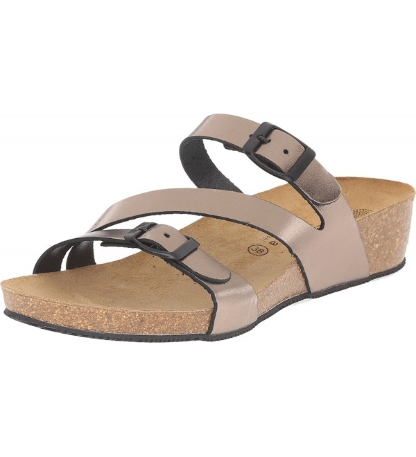 Eric Michael Womens Bronze Sandal