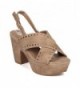 Nature Breeze Nubuck Platform Sandal