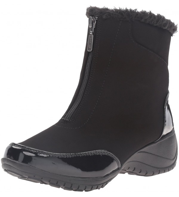 Khombu Womens Alicia Black Patent