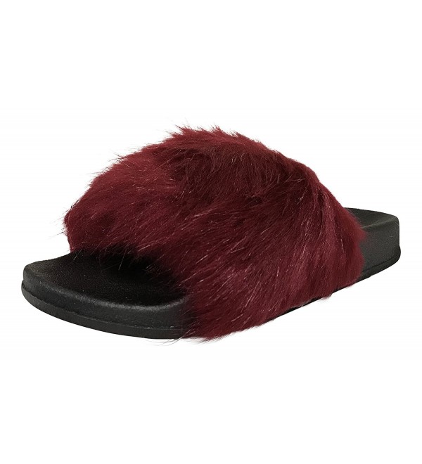 Robbin Moira 2 Marabou Sandals Slipper